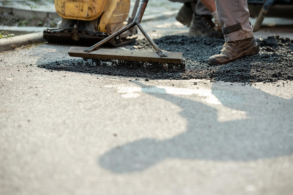 commercial paving of asphalt